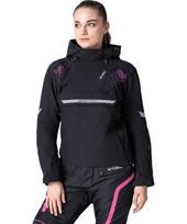 Women’s Softshell Motorcycle Jacket W-TEC Annorack Lady - Pink-Black