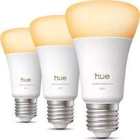 Philips Hue WA 810 A60 3P EU | E27 | 6 W | Warm to cool white light | Bluetooth, Zigbee