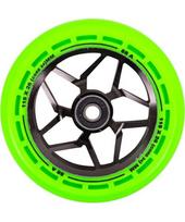 Ratukai paspirtukui LMT L, 115mm, w/ ABEC, 9 guolių - Juoda-žalia