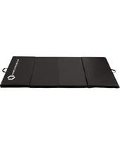 Sulankstomas gimnastikos čiužinys HMS Premium MGS01 2400x1200 mm, juodas
