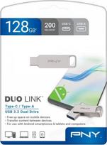 PNY Pendrive 128GB USB 3.2 Duo-Link P-FDI128DULINKTYC-GE