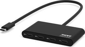 Port Designs 900147 interface hub USB Type-C 5000Mbit/s Black