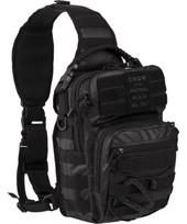 TACTICAL BLACK ONE STRAP ASSAULT PACK SMALL