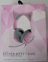 Razer Kraken Kitty V3 X Headset, Quartz |  Razer Gaming Headset | Kraken Kitty V3 X | Wired | Over-Ear | Microphone | Quartz | DEMO | Warranty 24 month(s)