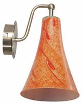 Candellux sieninis šviestuvas Rufi, sidabrinis/oranžinis