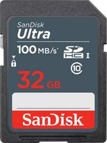 Sandisk Ultra 32GB SDHC Mem Card 100MB/s memory card UHS-I Class 10