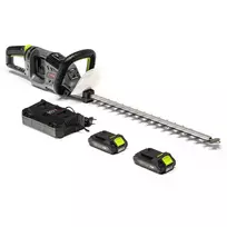 NAC hedge trimmer cordless 2x20V 2Ah 50cm