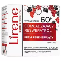 LIRENE_Atjauninantis resveratrolo veido regeneruojantis kremas 60+ dienai ir nakčiai, 50 ml