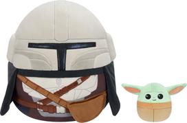 Squishmallows - 30 cm Mandalorian and 9 cm Grogu (270560)
