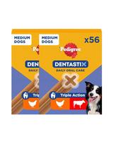 PEDIGREE DentaStix (vidutinių veislių šunims) dantų priežiūros skanėstas šunims 112 vnt. 2 x 8x180 g