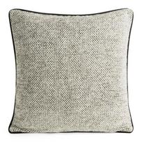 Dekoratyvinės pagalvėlės užvalkalas JA162-01, juoda sp./smėlio sp., 45 cm x 45 cm