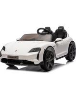 Elektromobilis vaikams Porsche Taycan Turbo S, baltas