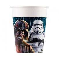 Puodeliai popieriniai „ Star Wars Galaxy“ žvaigždžių karai tema (8vnt/200ml)