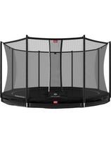 BERG Favorit InGround 430 batutas, juodas + apsauginis tinklas Comfort