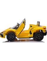 Elektromobilis Lamborghini Revuelto XL, geltonas