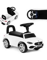 Elektromobilis Mercedes C CLASS, interaktyvus vairas, garsai, baltas