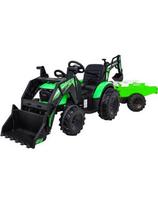 Elektromobilis traktorius su priekaba Buggy 720-T, žalias