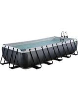 EXIT Black Leather baseinas 540x250x100 cm su filtravimo siurbliu, juodas