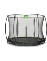 EXIT Silhouette įleidžiamas į žemę batutas ø244 cm su apsauginiu tinklu – juodas