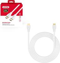 UNITEK HDMI CABLE 2.1 8K HDR WHITE 1M