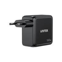 UNITEK WALL CHARGER WITH SCREEN 140W 3XUSB-C PD3.0