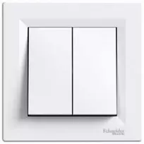 Schneider Electric Przycisk podwójny Asfora biały (EPH1100321)