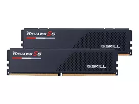 G.Skill Ripjaws S5 DDR5 64GB (32GBx2) 32-39-39-102 6400 MT/s, G.Skill, Ripjaws S5, 64GB: 2 x 32GB GB, DDR5, 6400 MHz