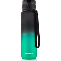 Sportinė gertuvė Meteor 1000 ml tamsiai žalia - Juoda-žalia