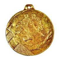 Medalis K4 Futbolas - 50 mm - Auksinė