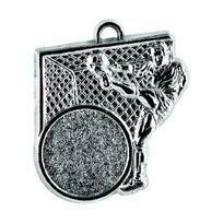 Medalis Z249 Futbolas - 55 mm - Sidabrinė