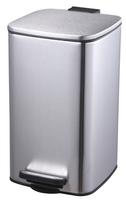 Šiukšlių dėžė AXEN-8L nerūdijančio plieno chromas