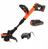 Black&Decker Black & Decker Akumuliatorinė žoliapjovė su 25 cm ašmenimis, 18V, Juodas & Decker [BCSTR918D1-QW] 2,0Ah | BCSTR918D1-QW | 5035048834879