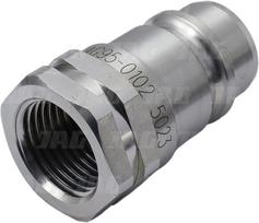JAG95-0102 Kepurėlės tipo hidraulinė greita jungtis – kištukas su vidiniu 1/2" BSP sriegio, DN12,5, ISO7241-1A