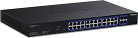 TRENDnet TEG-3284WS v1.0R – tinklo jungiklis (24 prievadai, 2 SFP)