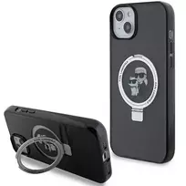 Karl Lagerfeld KLHMP15MHMRSKCK iPhone 15 Plus | 14 Plus 6.7" black | hard case with ring stand, Karl AND Choupette, MagSafe
