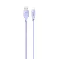 USAMS Lithe Series SJ565USB03 data transfer and charging cable | USB-A to Lightning | 12W | 1.2m | purple
