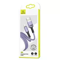 USAMS U52 SJ434 data transfer and charging cable | USB-A to Lightning | 10W | 1m | purple
