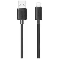 USAMS KY Series US-SJ689 data transfer and charging cable | USB-A to Lightning | 12W | 1m | black