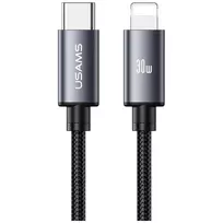 USAMS U91 data transfer and charging cable | USB-C to Lightning | 30W | 1m | gray