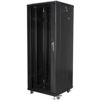 Lanberg laisvas spintos FF01-6632-12B, 600mm, 32U, 800kg, 2 ventiliatoriai, IP20, 4 vertikalios bėgeliai