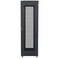 Lanberg Rack spinta 19" laisvai stovinti 42U/600x800, FF01-6842-23B, 800kg, juoda, perforuotos priekiniai durys, IP20