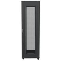 Lanberg Rack spinta 19 42U FF01-8042-23B, 800mm, 42U, 800kg, IP20, perforuotos durys, 4 ventiliatoriai