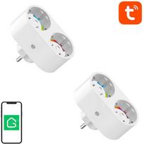 Gosund išmanioji kištukinė SP211-2pack, 100-240V, 3680W, 2 lizdai, LED, išmanus valdymas