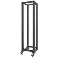 Lanberg Open Rack 42U OR01-6842-B, 600x800mm, 33kg, 600kg, 42 lentynos, juoda spalva, su ratais
