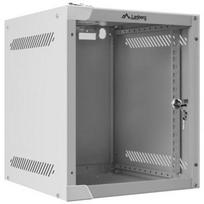 Lanberg Sieninis stovas WF10-2306-10S, 280mm, 6U, 20kg, IP20, Grūdintas stiklas, 2 vertikalios bėgeliai