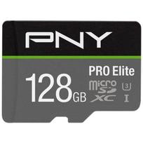 Pny atminties kortelė microSDXC 128GB P-SDU128V31100PRO-GE, 100Mb/s, 90Mb/s, UHS-I U3 Class 10 V30, SD adapteris