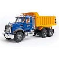 Bruder MACK Granite Išverčiamasis sunkvežimis BR-02815, 1:16, geltona, mėlyna, juoda, atidaromos durys