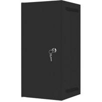 Lanberg sieninis kabinetas 10 12U WF10-2312-00B, 280mm, 12U, 20kg, IP20, metalinis priekinis duris, 1 ventiliatoriaus vieta
