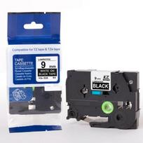 Su Brother suderinama juostelė CiDY TZe 325 9 mm baltas tekstas/juoda juostelė