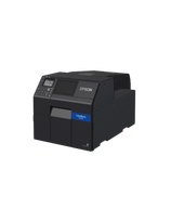 Epson ColorWorks C6000 Series colour label printer, 112 mm media, 85 mm/s, cutter, Ethernet, USB, black